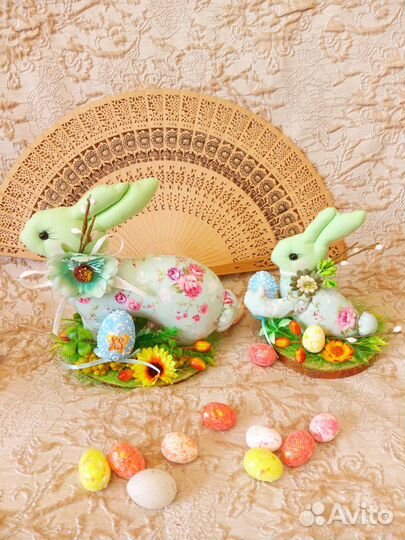 Пасхальные Зайки на подставке