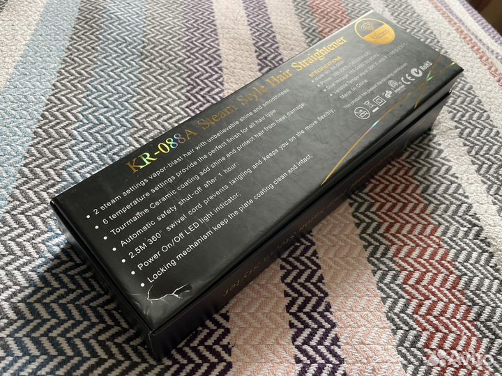 Паровой стайлер утюжок для волос