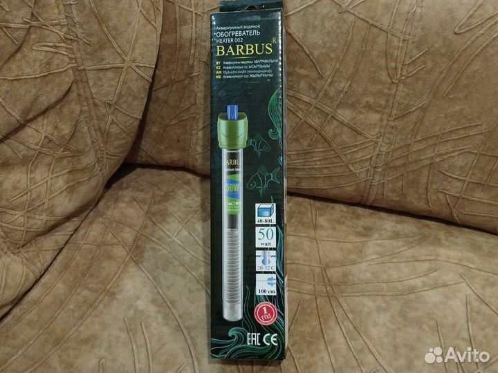 Аквариумный водяной нагреватель Barbus