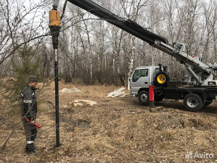 Сваи винтовые с установкой