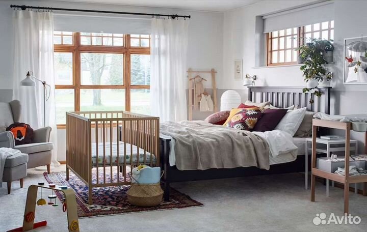 Детская кровать Sniglar IKEA бук 60х120 в наличии