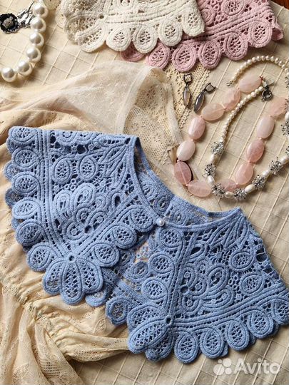 Воротник съемный кружевной