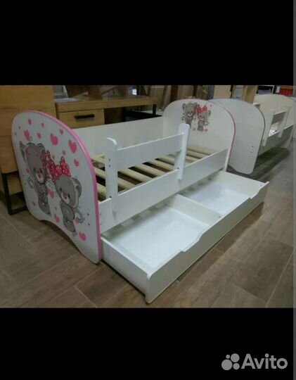 Детская кровать от 3 лет для девочки