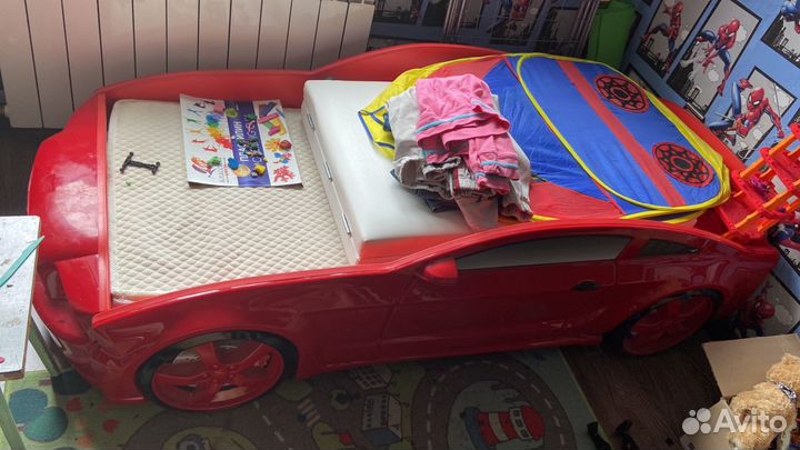 Детская кровать машинка бу
