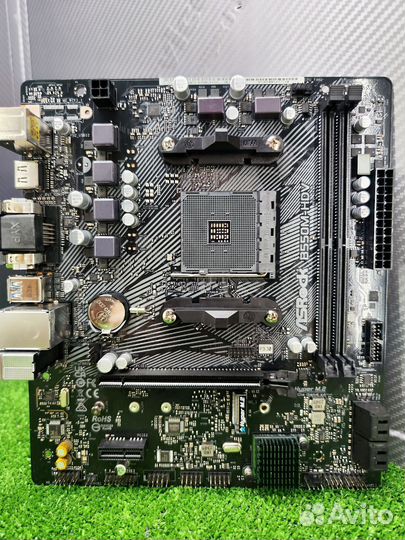 Материнская плата AM4 AsRock B550M-HDV
