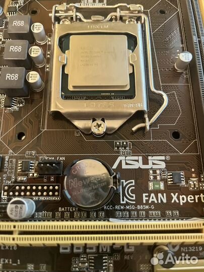 Комплект I5-4670, asus B85M-G и 16Гб Kingston