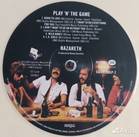 Виниловая пластинка nazareth - play N THE game (cr
