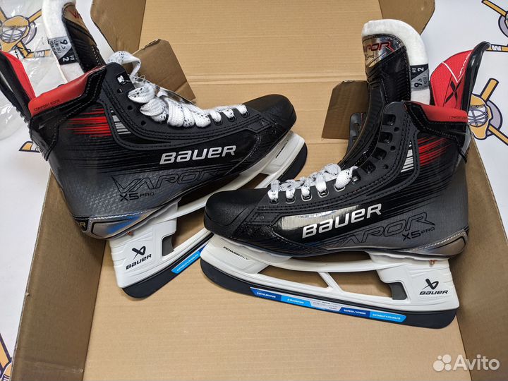 Коньки bauer vapor 5x pro хоккейные sr 9.5 fit 2