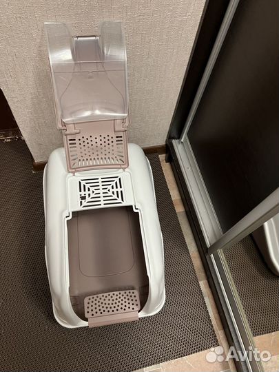 Туалет домик для кошек большой