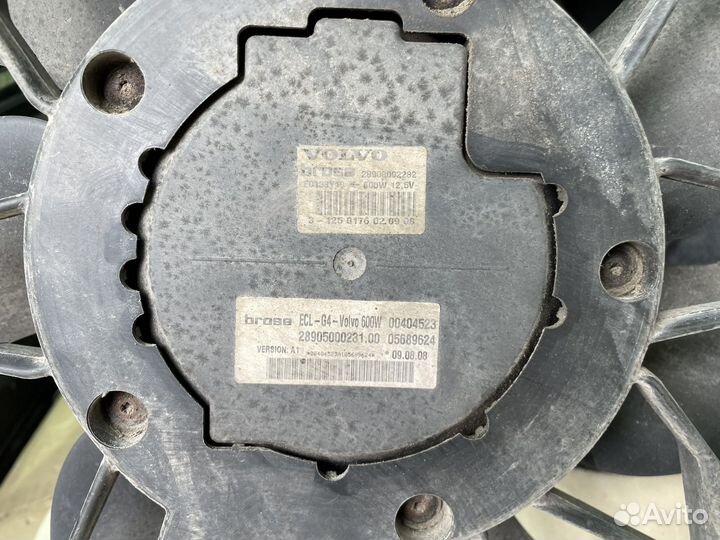 Вентилятор радиатора Volvo xc90