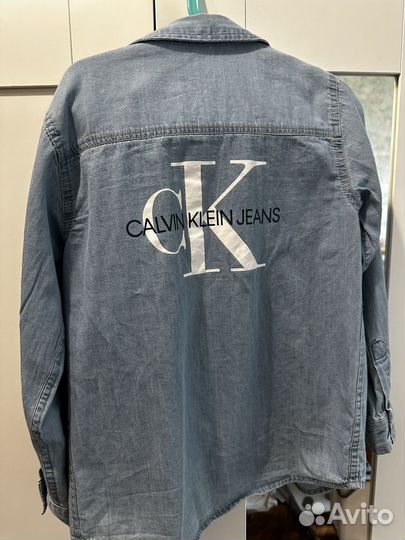 Детская Джинсовая рубашка Calvin Klein Jeans