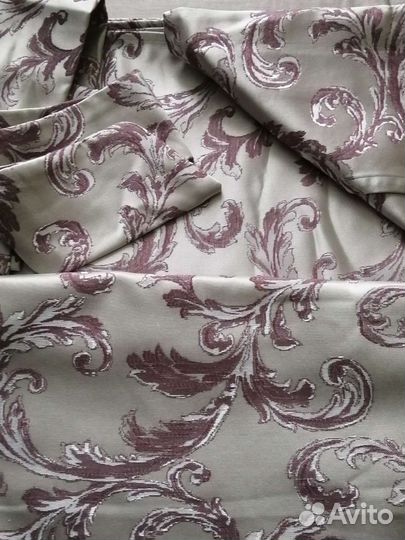 Шторы готовые сиренево-лиловые 270х150 см