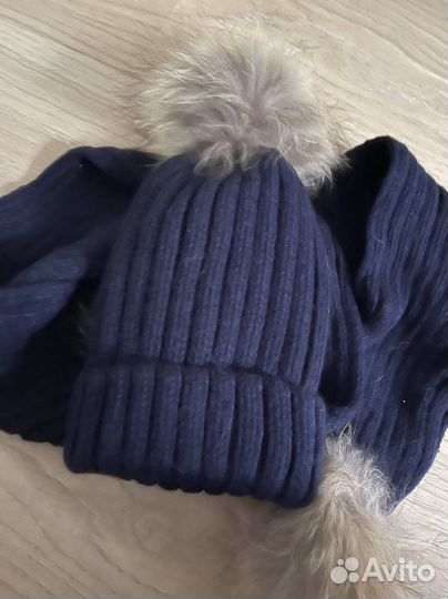 Коплект шапка + шарф новый