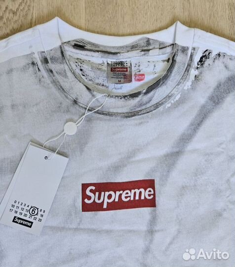 Футболка Supreme MM6 Maison Margiela Box Logo Tee