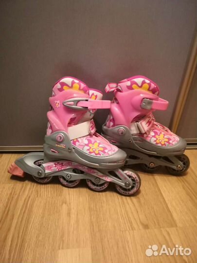 Роликовые коньки детские раздвижные
