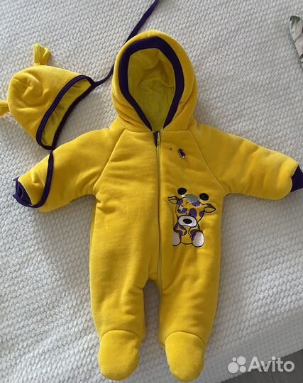 Конверт на выписку зимний комбинезон