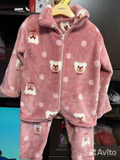 Махровый костюм для девочки