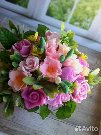 Букеты из мыла ручной работы