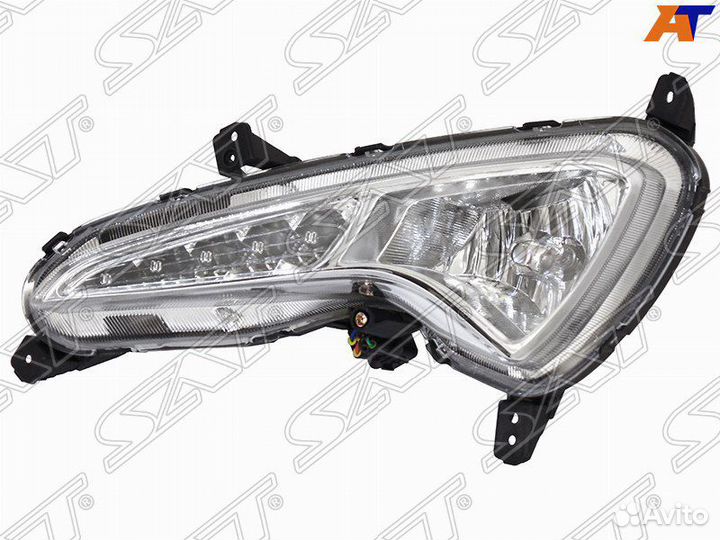 Фара противотуманная hyundai solaris диодная