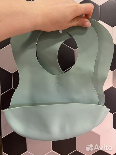 Нагрудник для кормления happy baby