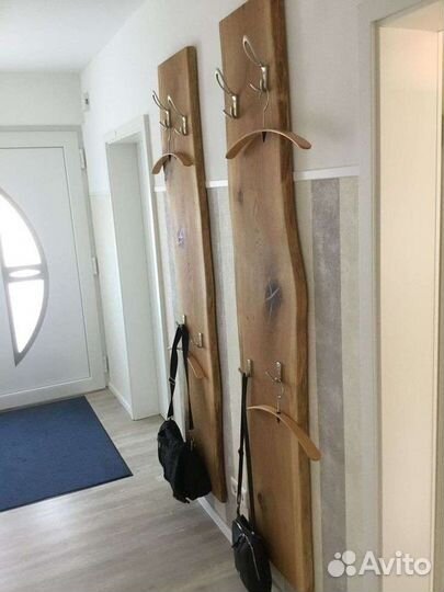 Вешалка настенная из слэба