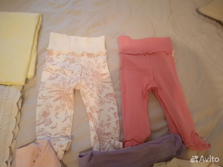 Вещи для новорожденной девочки пакетом 56 см