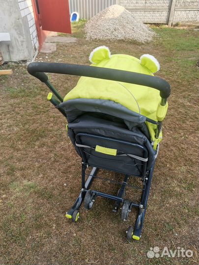 Санки-коляска Ника нд-7-2 Коллаж-жираф лимонный