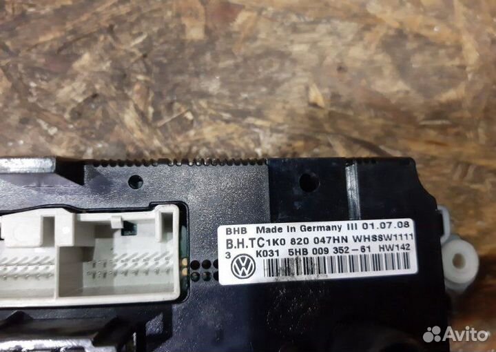 Регулировка климат контроля Volkswagen Passat B6