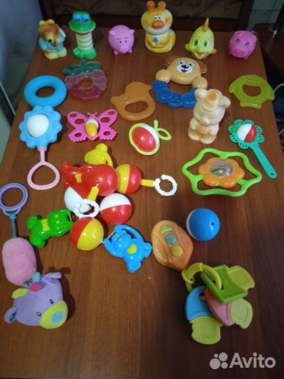 Игрушки погремушки пакетом