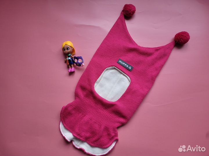 Шапка шлем для девочки 46 48