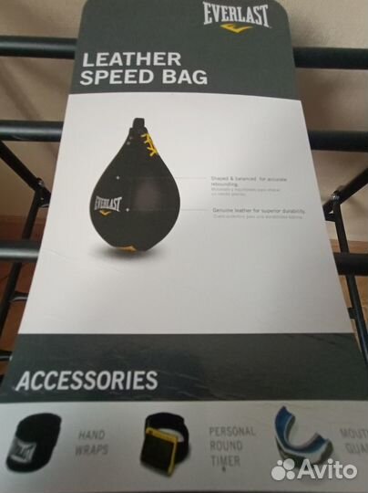 Груша боксерская Everlast leather speed bag size m