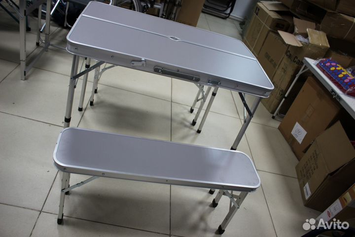 Набор для пикника actiwell : стол и 2 скамейки