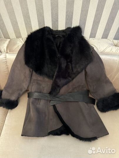 Дубленка 2 в 1 натуральная женская