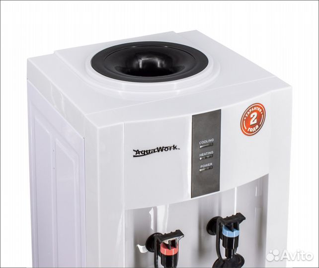 Кулер для воды Aqua Work 16TDR бело-черный, настол