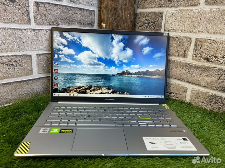 Новый металлический Asus i5-10Gen/MX350/8/512