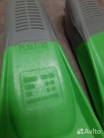 Ласты детские mad wave длина стопы до 18.5 см