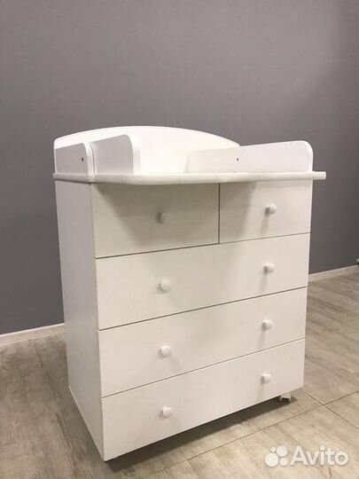Комод пеленальный Incanto Agio 800/5 белый