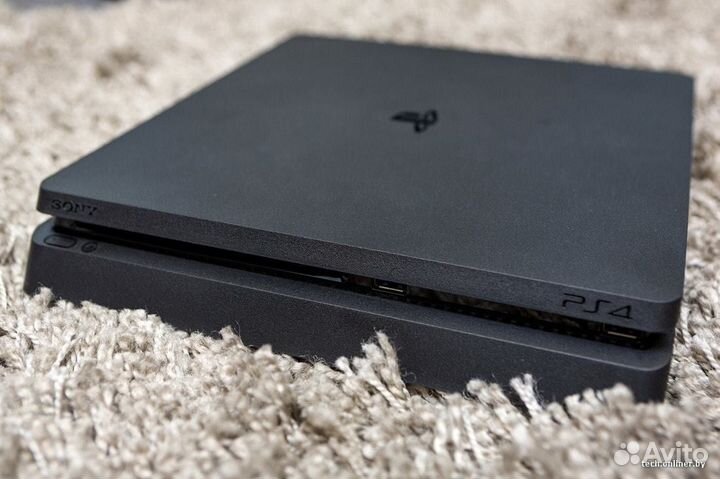 Игровая приставка ps4 slim 1 tb