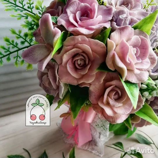 Букет цветов из мыла