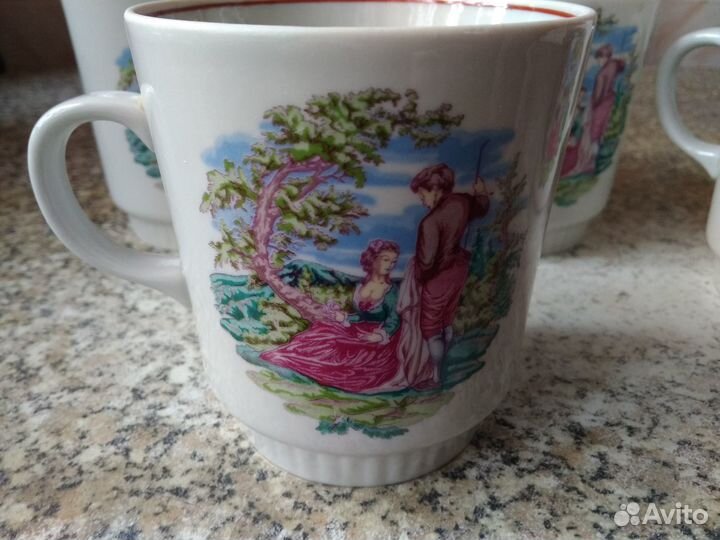 Посуда СССР новая, чашки, тарелки