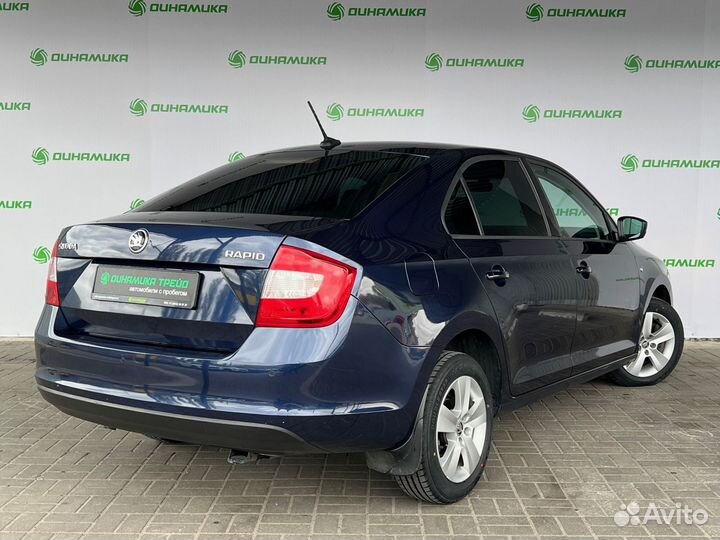 Skoda Rapid 1.6 МТ, 2017, 114 252 км