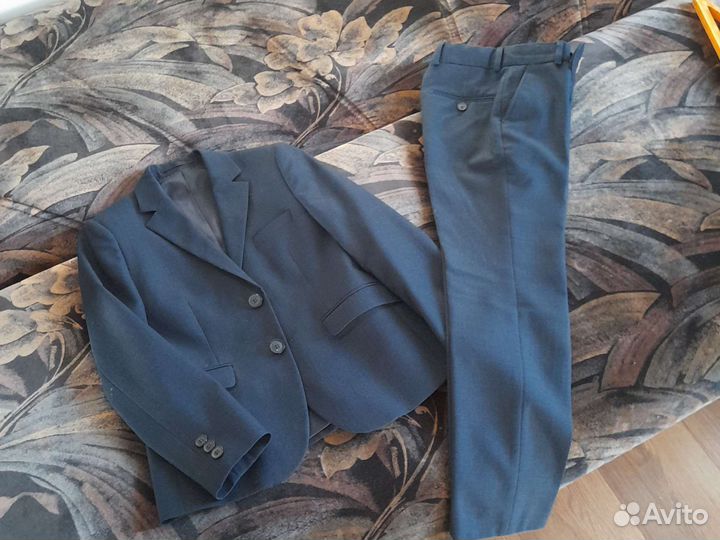 Школьный костюм для мальчика 122 128 синий