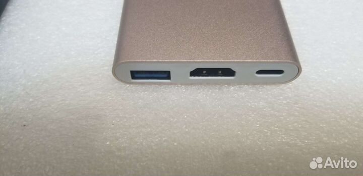 Для Apple переходник tipe c на hdmi и usb