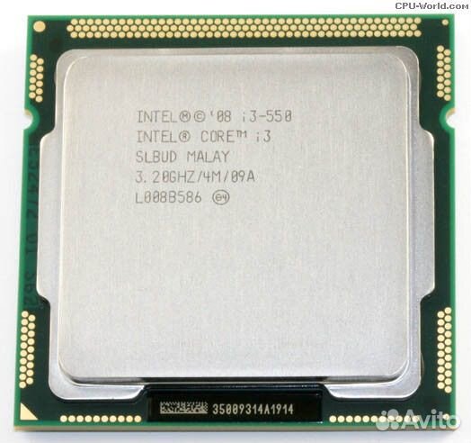 Процессор i3 2100 LGA1155 и i3 550 LGA1156