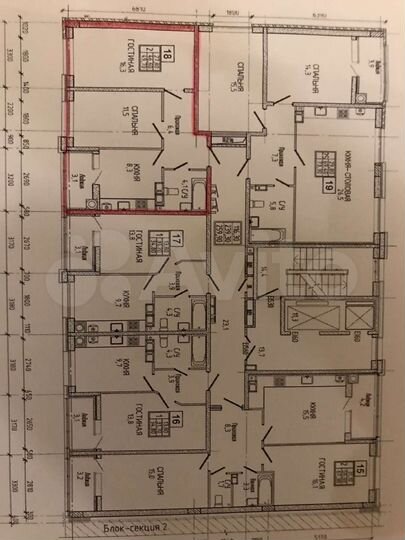 2-к. квартира, 50 м², 4/12 эт.