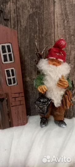 Ватные елочные игрушки