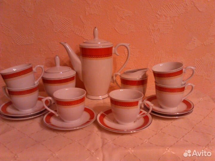 Сервиз кофейный. Полностью и попредметно