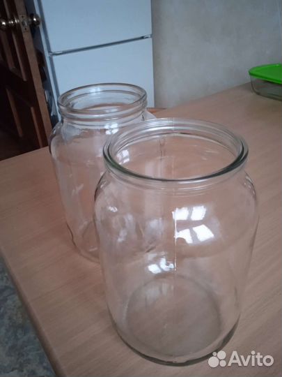 Банки стеклянные с широким горлом 2,5 л
