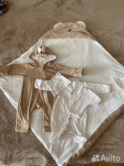 Конверт набор на выписку вещи для новорожденного