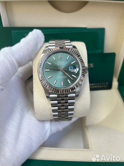 Rolex Datejust 41 mm Mint Green Jubilee